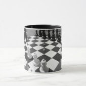 Mug Magnétique de café de passion d'échecs (Centre)