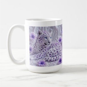 Mug Magnifique Art du Léopard Royal Violet Bijou