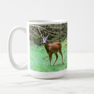 Mug Magnifique Cerf à Cornes Sauvage Habitat Forestier