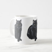 Mug Magnifique Chat Noir (Devant gauche)