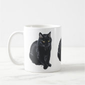Mug Magnifique Chat Noir (Gauche)