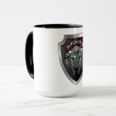 Mug Magnifique défilé régimentaire du 75e Ranger (Devant gauche)