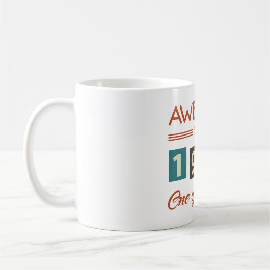 Mug Magnifique depuis 1951 Retro 70e anniversaire (Gauche)