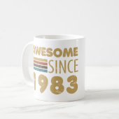 Mug Magnifique depuis 1983 40e anniversaire (Devant gauche)