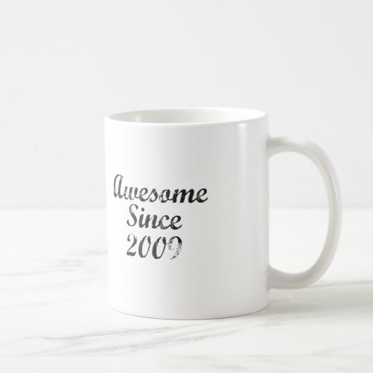 Mug Magnifique depuis 2009 (Droite)