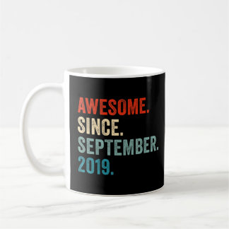 Mug Magnifique depuis septembre 2019 3e anniversaire 3