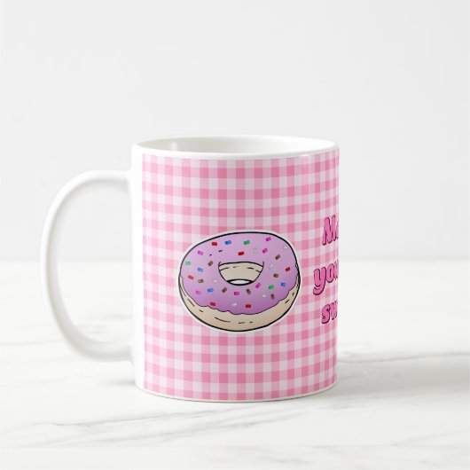 Mug Magnifique donut rose (Gauche)