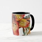 Mug Magnifique fleur de lys d'automne Bohème Chic pers (Devant droit)