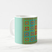 Mug Magnifique jolie maya ethnique Imprimer design vec (Devant gauche)