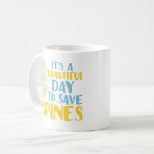 Mug Magnifique journée de chiropraticien pour sauver l (Devant gauche)