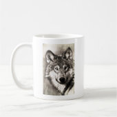 Mug Magnifique loup visage photo accessoires d'impress (Gauche)