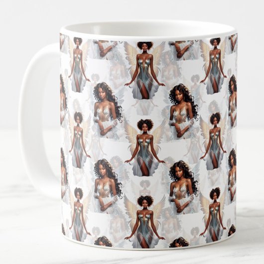 Mug Magnifique motif de conception d'anges de fille no
