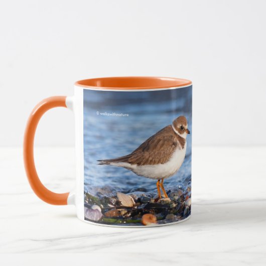 Mug Magnifique oiseau de rivage semi-palmé (Gauche)