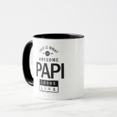 Mug Magnifique Papi (Devant gauche)