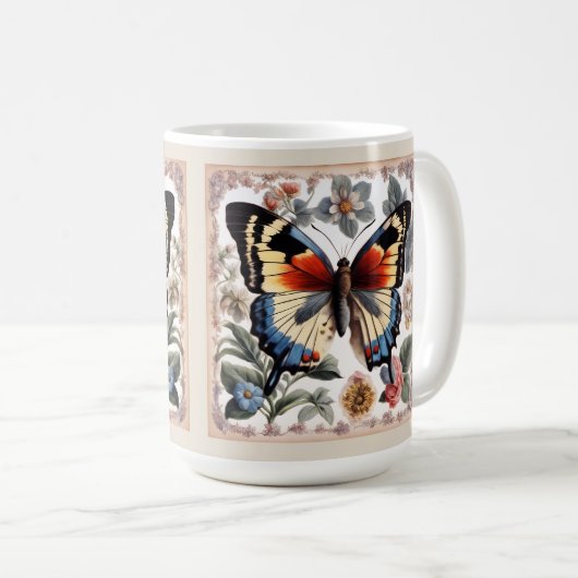 Mug Magnifique papillon géant (Devant droit)