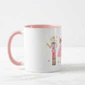 Mug Magnifique Pink Nutcracker Scène Noël (Gauche)