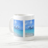 Mug Magnifique plage tropicale turquoise (Devant gauche)