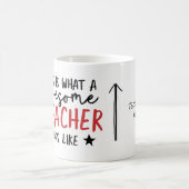 Mug Magnifique professeur de typographie moderne cadea (Centre)
