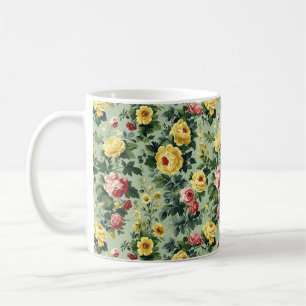Mug Magnifique Romantique Printemps Fleurs Jaunes Fill