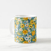 Mug Magnifique Romantique Printemps Fleurs Jaunes Fill (Devant gauche)