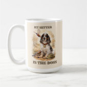Mug Magnifique Setter avec Faisans , Art (Gauche)