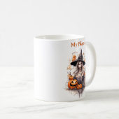 Mug Magnifique sorcière : Halloween sorcière personnal (Devant droit)