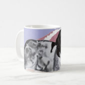 Mug Magnifique Springer Spaniel noir et blanc (Devant gauche)