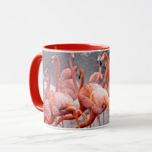 Mug Magnifiques flamants Photo Café