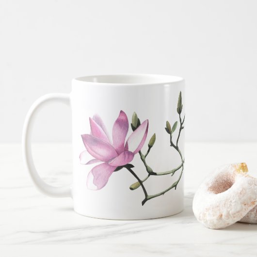Mug Magnolia (Avec donut)