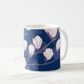 Mug Magnolia Elegance : Le Printemps de la Marine (Devant droit)