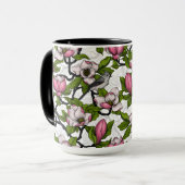 Mug Magnolia en floraison et tireur (Devant gauche)