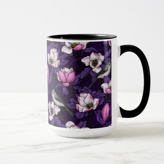 Mug Magnolia en floraison et tireur 4 (Droite)