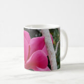 Mug magnolia rose (Devant droit)