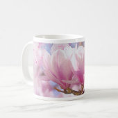 Mug Magnolia rose-pourpre en floraison - Fleur de prin (Devant gauche)