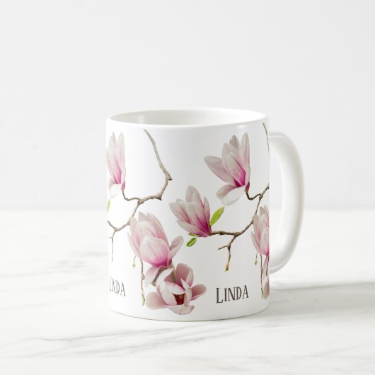 Mug Magnolia White (Devant droit)