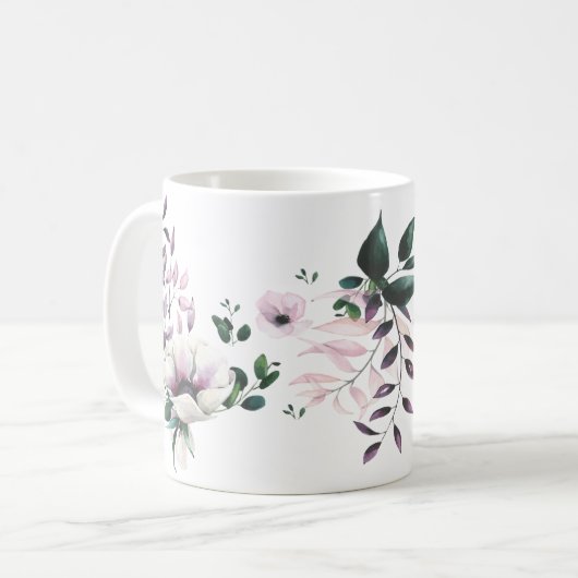 Mug Magnolias avec Musique de jardin Feuille (Devant gauche)