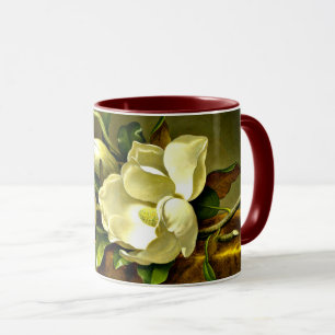 Mug Magnolias sur le tissu en velours or