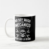 Mug Mago Y Mecánico Funny Car Mechanic Skull Spanish V (Gauche)