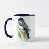 Mug Magpie, Oiseau, Jardin, Nature, Faune (Gauche)