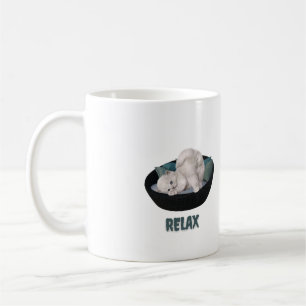Mug mags drôle chat relax 