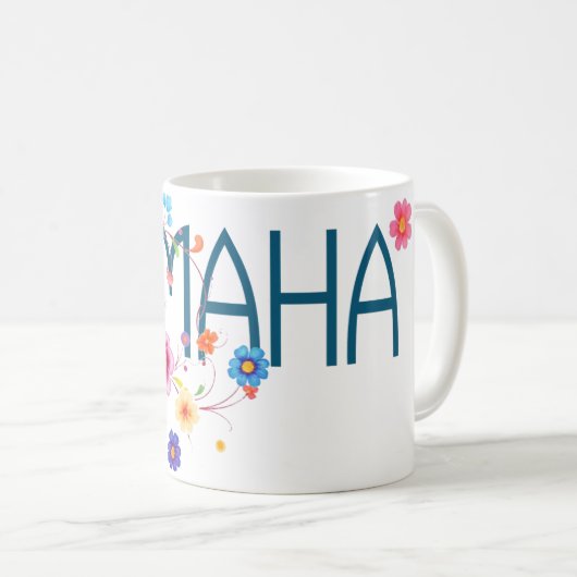 Mug MAHA Floral (Devant droit)