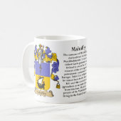 Mug Mahaffey, l'origine, la signification et la crête (Devant gauche)