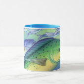 Mug Mahi Mahi (poisson de dauphin) chassant des (Centre)
