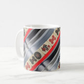 Mug Mahjong décoré d'un monogramme (Devant gauche)