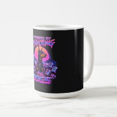 Mug Mahjong & Dogs Synthwave Doberman Art (Devant droit)