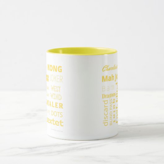 Mug Mahjong jaune (Centre)