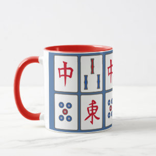 Mug Mahjong Jeu Titres Design