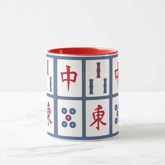 Mug Mahjong Jeu Titres Design (Centre)