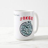 Mug MahJong symbole du jeu Joker tuile (Devant droit)
