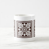 Mug Mahogany Acorn and Leaf Tile Design (Centre)